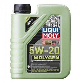 Купить Масло моторное Molygen New Generation 5W-20 (1 л) LIQUI MOLY 8539 (фото1) подбор по VIN коду, цена 679 грн.