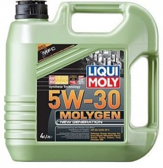 Купити Моторне масло Molygen New Generation 5W-30, 4л LIQUI MOLY 9042 (фото1) підбір по VIN коду, ціна 2517 грн.