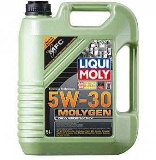 Купить Масло моторное Molygen New Generation 5W-30 (5 л) LIQUI MOLY 9043 (фото1) подбор по VIN коду, цена 2478 грн.