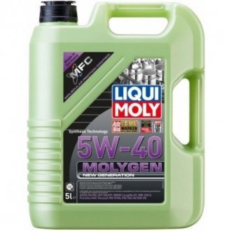 Моторне масло Molygen New Generation 5W-40, 5л LIQUI MOLY 9055