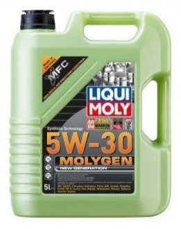 Моторне масло MOLYGEN NEW Gen. 5W-30 (API SN, ILSAC GF-5) 5Л LIQUI MOLY 9952
