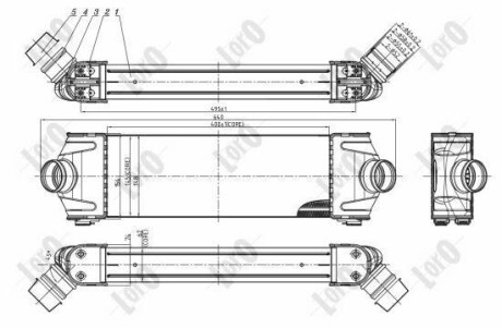 Iнтеркулер Ford Transit LORO 0170180013