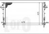Купить Радиатор охлаждения Renault Laguna, Espace LORO 0420170026 (фото1) подбор по VIN коду, цена 2269 грн.