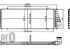 Купить Радиатор интеркулера а Sprinter/LT 95-06 2.5 Tdi Mercedes W901, W902, W903, Volkswagen LT, Mercedes W904, Sprinter LORO 054-018-0001 (фото1) подбор по VIN коду, цена 2996 грн.