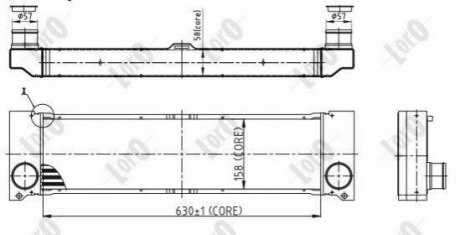 Iинтеркуллер Mercedes Vito LORO 0540180016