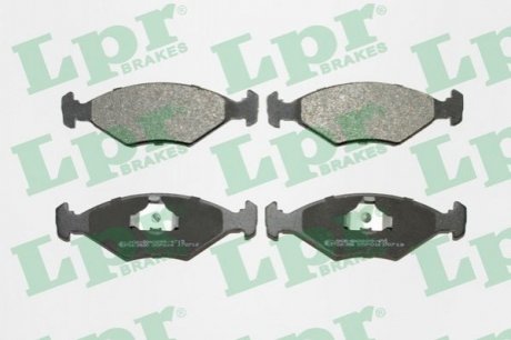 Комплект тормозных колодок из 4 шт. дисков LPR 05P016