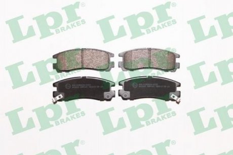 Комплект тормозных колодок из 4 шт. дисков Mitsubishi Galant, Lancer, Pajero LPR 05P043