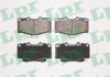 Купити Комплект гальмівних колодок з 4 шт. дисків Toyota Land Cruiser, Hilux, 4-Runner LPR 05P058 (фото1) підбір по VIN коду, ціна 549 грн.