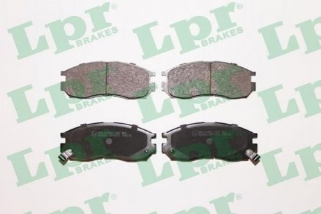 Комплект тормозных колодок из 4 шт. дисков Mitsubishi Colt, Lancer, Galant, L200 LPR 05P1012