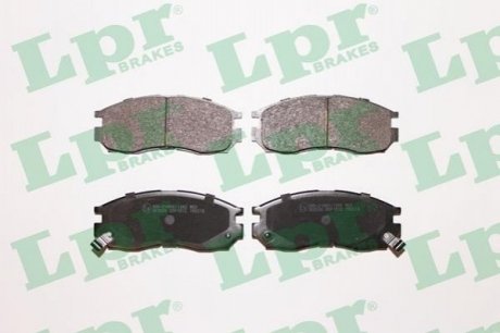 Комплект тормозных колодок из 4 шт. дисков Mitsubishi Colt, Lancer, Galant, Honda Accord LPR 05P1012