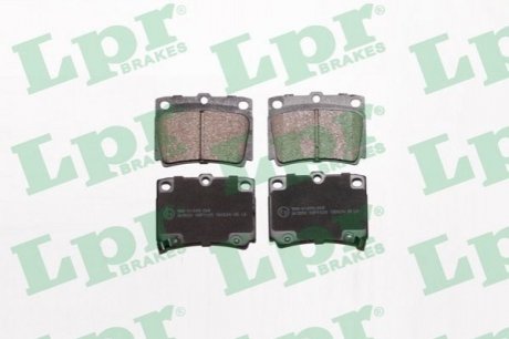 Купити Комплект гальмівних колодок з 4 шт. дисків Mitsubishi Pajero LPR 05P1029 (фото1) підбір по VIN коду, ціна 599 грн.