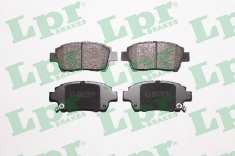 Комплект тормозных колодок из 4 шт. дисков Toyota Yaris, Celica, Prius, Corolla LPR 05P1062