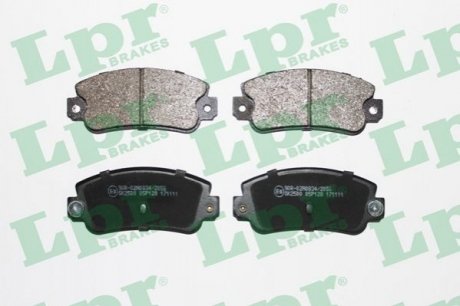 Комплект тормозных колодок из 4 шт. дисков Renault 21, Espace, Mazda 5, 3, Volvo S40, Ford Focus, Volvo C70, C30 LPR 05P128