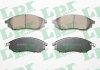 Купить Комплект тормозных колодок из 4 шт. дисков Nissan Navara, Murano, Qashqai, Pathfinder, Renault Koleos LPR 05P1406 (фото1) подбор по VIN коду, цена 922 грн.