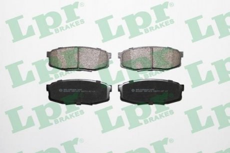 Комплект тормозных колодок из 4 шт. дисков Lexus LX, Toyota Land Cruiser, Sequoiva, Tundra LPR 05P1419