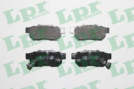- Гальмівні колодки до дисків (R, S) LPR 05P1425