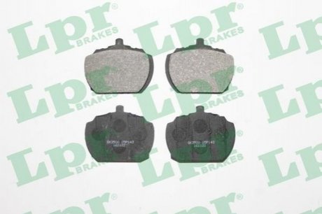 Комплект тормозных колодок из 4 шт. дисков Land Rover Range Rover, Discovery, Defender LPR 05P143