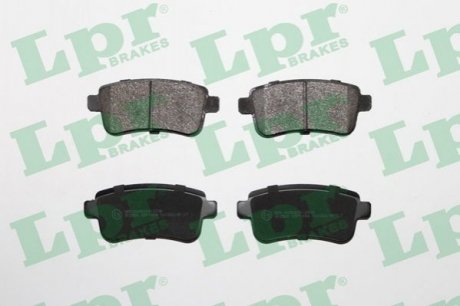 Купить Комплект тормозных колодок из 4 шт. дисков Renault Megane, Fluence, Scenic, Grand Scenic LPR 05P1484 (фото1) подбор по VIN коду, цена 820 грн.