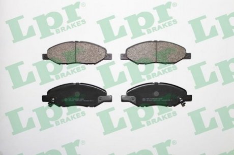 Комплект тормозных колодок из 4 шт. дисков Nissan Micra, Tiida, Note, Bluebird LPR 05P1497