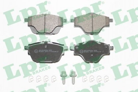 Купить Комплект тормозных колодок из 4 шт. дисков Citroen C4, Peugeot 308 LPR 05P1873 (фото1) подбор по VIN коду, цена 1091 грн.