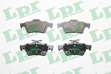 Комплект тормозных колодок из 4 шт. дисков Ford C-Max, Focus, Connect, Transit, Kuga LPR 05P1882