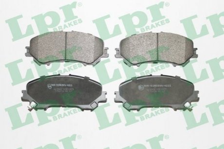 Купити Комплект гальмівних колодок з 4 шт. дисків Nissan Qashqai, Renault Kadjar LPR 05P1975 (фото1) підбір по VIN коду, ціна 920 грн.