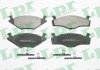 Купити Комплект гальмівних колодок з 4 шт. дисків Volkswagen Polo, Seat Ibiza, Cordoba LPR 05P591 (фото1) підбір по VIN коду, ціна 515 грн.