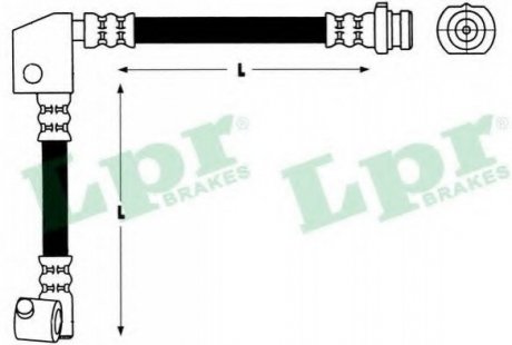 Шланг гальмівний Nissan Primera LPR 6T47385