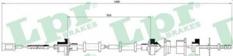 Трос сцепления Peugeot Boxer, Fiat Ducato, Citroen Jumper LPR c0059C