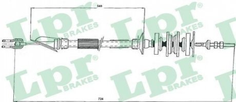 Трос зчеплення LPR c0161C