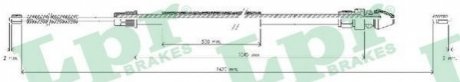 Трос ручного тормоза LPR c0369B