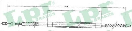 Трос ручного тормоза LPR c0438B