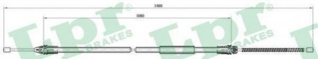 Трос ручного тормоза LPR c0709B