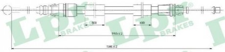 Трос ручного тормоза LPR c0721B