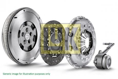 Купить Демпфер + комплект зчеплення Peugeot 3008/308/5008 1.6 HDI 07-17 (+вижимний) Peugeot 308, 3008, 5008 LuK 600 0297 00 (фото1) подбор по VIN коду, цена 25102 грн.