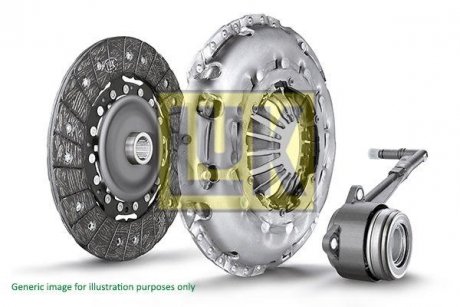 Комплект зчеплення Opel Vectra B 1.6 16V 94-03 (d=200mm) (+вижимний) SAAB 900, Opel Vectra, SAAB 9-5, Opel Astra, SAAB 9-3, Opel Zafira, Meriva, Corsa, Fiat Croma, Opel Combo LuK 620 2098 34