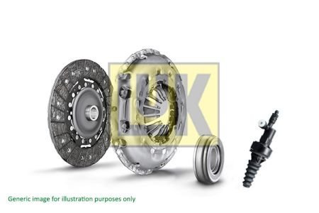 Комплект зчеплення VW T5 1.9-2.0 TDI 03-15 (d=230mm) (+ вижимний/робочий циліндр)) Volkswagen Transporter LuK 623 3082 21