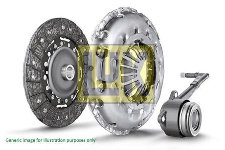 К-кт зчеплення з вижимним Audi Q3, Seat Leon, Audi A3, Volkswagen Passat, CC, Scirocco, Golf, Skoda Octavia, Audi TT LuK 624375333