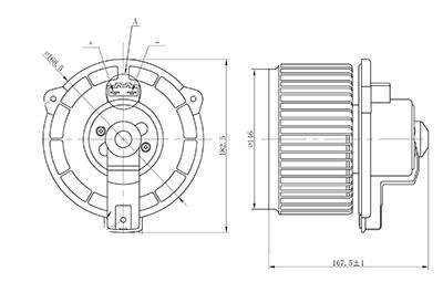 Купить Электровентилятор отопителя LAND CRUISER 100 4.2d / 4.7i (98-) Toyota Land Cruiser LUZAR lfh 1950 (фото1) подбор по VIN коду, цена 1119 грн.