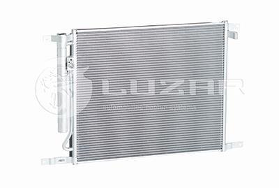 Радиатор кондиционера Авео/T255 (08-) с ресивером LUZAR lrac 0581