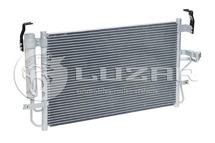 Радиатор кондиционера Elantra 2.0 (00-) АКПП/МКПП с ресивером Hyundai Lantra, Elantra, Coupe, Tiburon LUZAR lrac 08d2