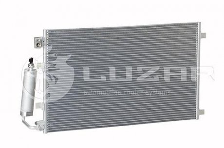 Радиатор кондиционера Qashqai 2.0 (06-) АКПП,МКПП с ресивером Nissan Qashqai LUZAR lrac 1420