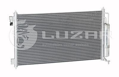 Радиатор кондиционера Micra 1.0/1.2/1.4 (02-) МКПП с ресивером Nissan Micra, Note, Juke LUZAR lrac 14ax