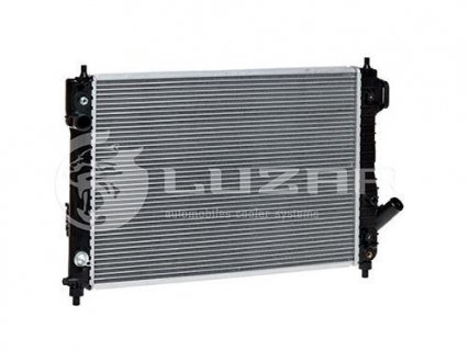 Радиатор охлаждения Авео T250(06-)/Т255(08-)/ВИДА(12-) (L=600) АКПП (б/с конд) (алюм) Chevrolet Aveo LUZAR lrc 05180