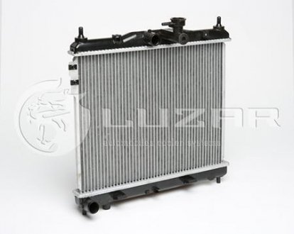 Радиатор охлаждения с подводом для охлажд. АКПП (алюм.) Getz 1.1/1.3/1.4/1.6 (02-) МКПП/АКПП (478*370*16) Hyundai Getz LUZAR lrc hugz02110
