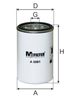 Фільтр повітряний M-FILTER a8061