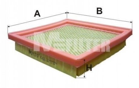 Фильтр воздушный Micra/Note 1.0-1.4 92-10 M-FILTER k 466