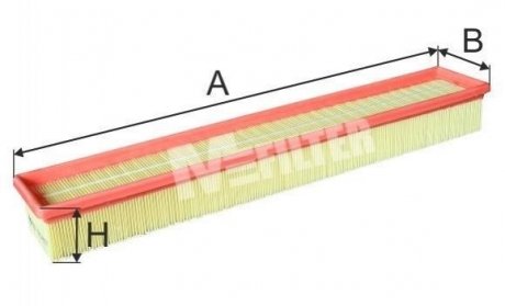 Фільтр повітряний C180 W203 M111.951 00-02 Mercedes W203, S203 M-FILTER k 7023