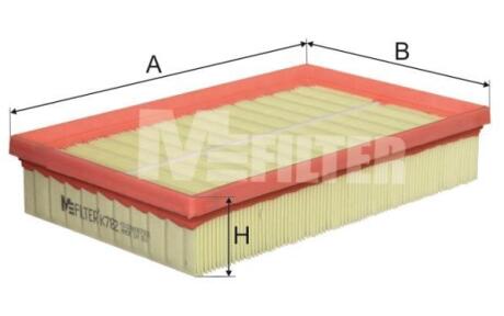 Фільтр повітряний Fiat Stilo 1.9 JTD 01-08 M-FILTER k 782