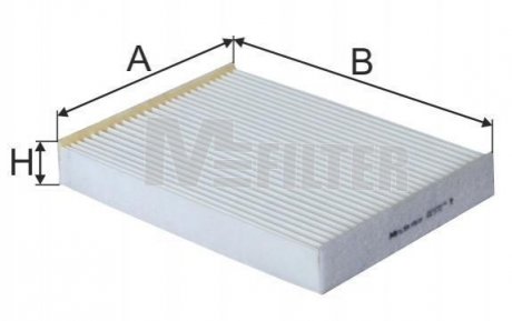 Фільтр салону Rogue/Dokker/Lodgy 12- M-FILTER k 9114